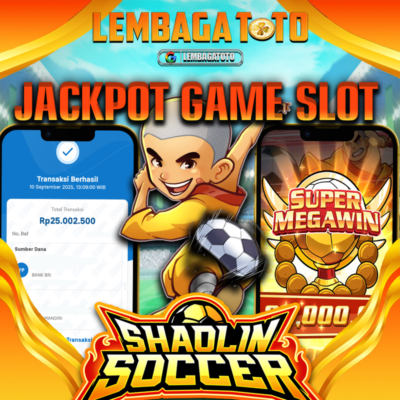 BUKTI JACKPOT 11 SEPTEMBER LEMBAGATOTO SHAOLIN SOCCER  Rp.25.002.500,- LUNAS