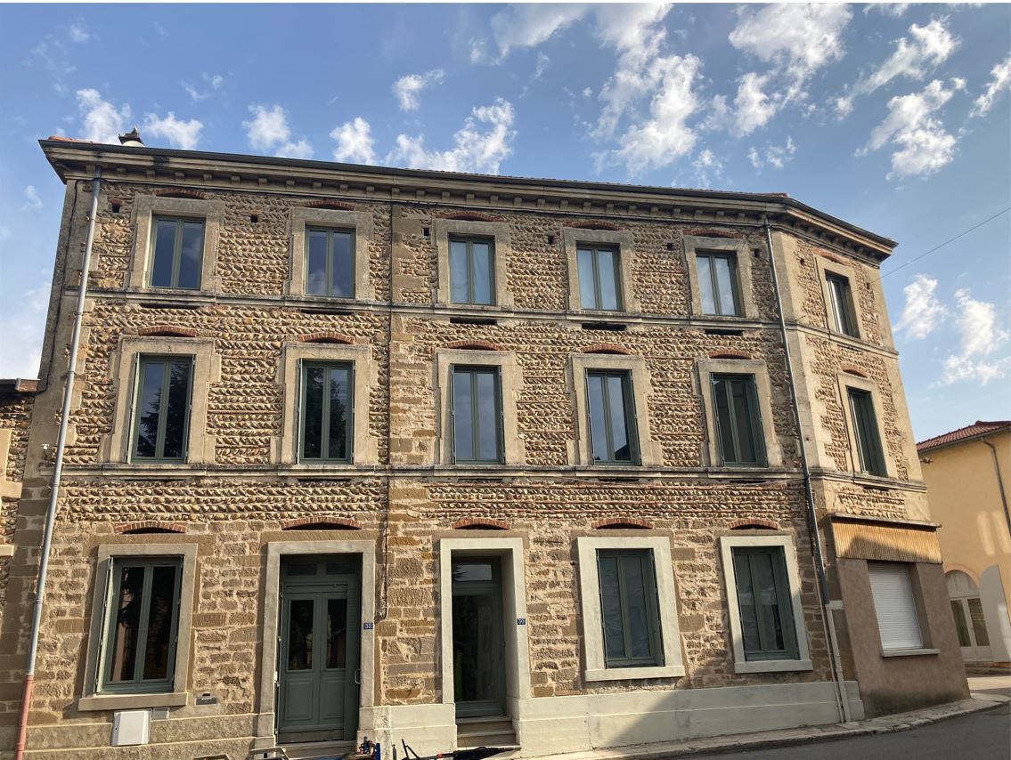 Façade de la maison de maître
