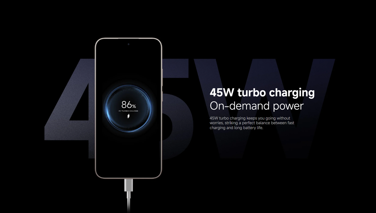 80W SuperVOOC Charging