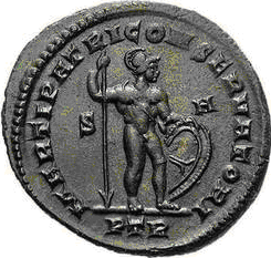 Glosario de monedas romanas. MARTE - MARS. 14