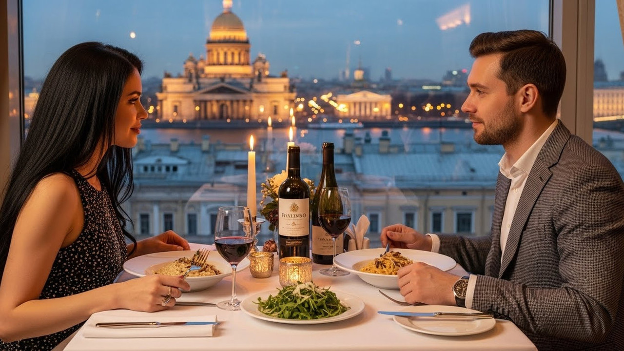 Вид из окна ресторана