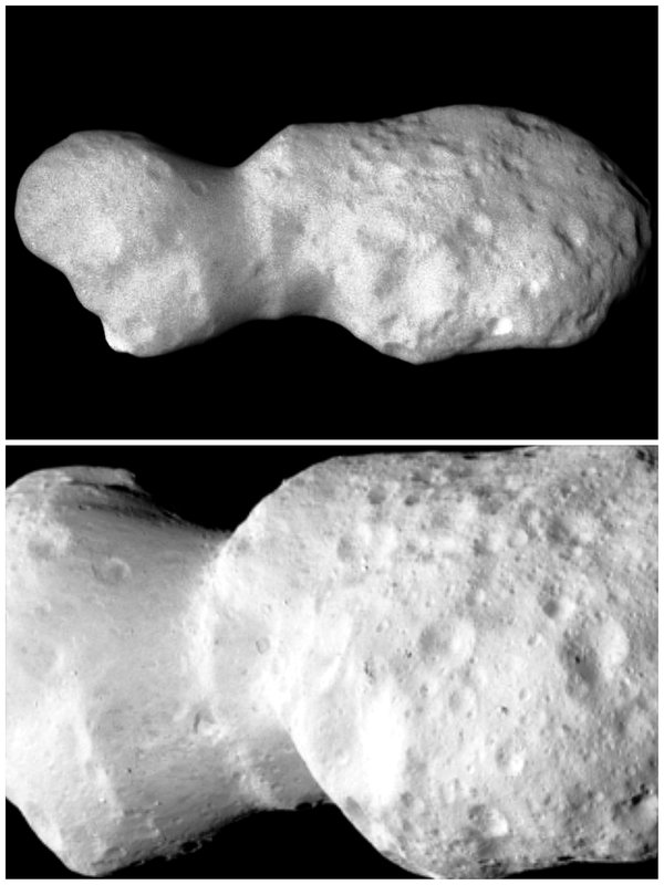 Im�genes del asteroide Donaldjohanson capturadas por Lucy durante el sobrevuelo. Cr�dito: NASA/SwRI