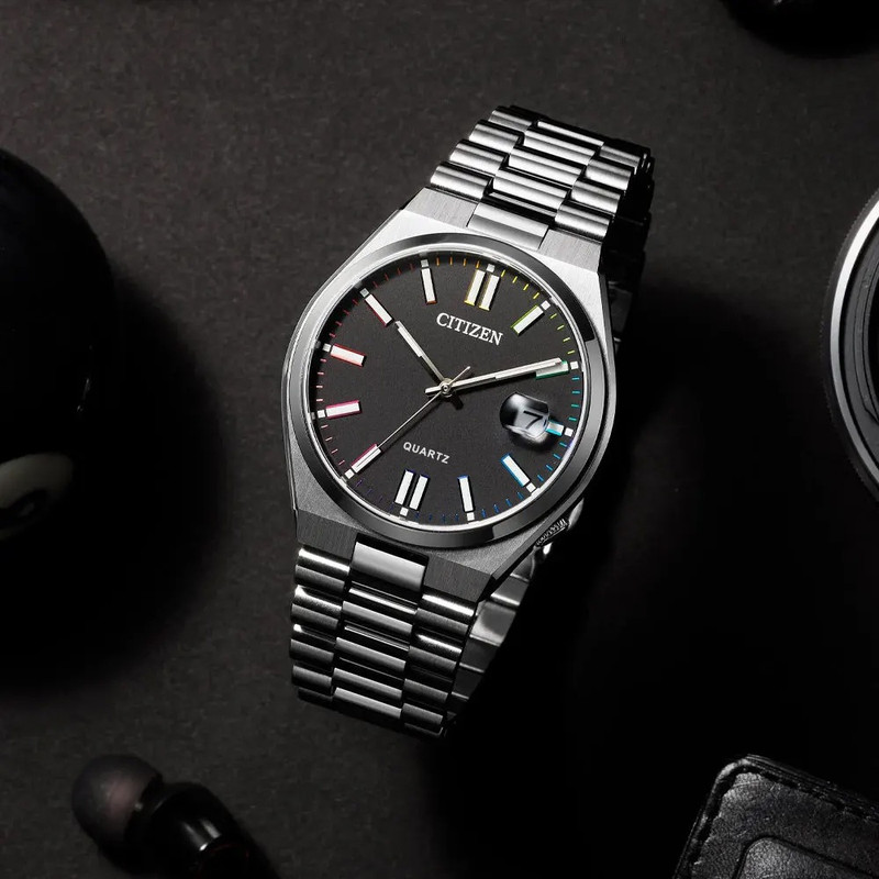 Citizen Tsuyosa Mens Black Dial Watch