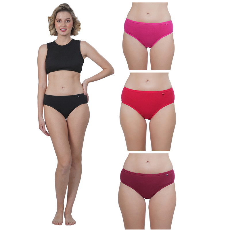2 PTBLACK RANI RED MAROON XS