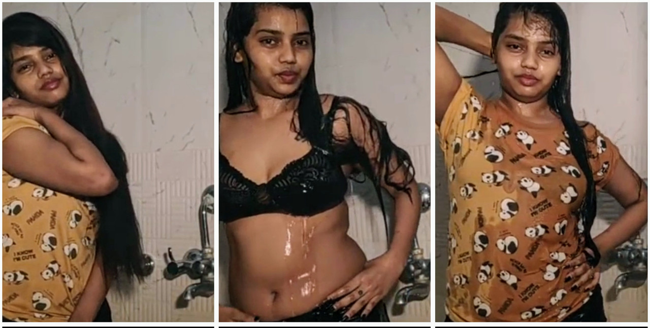 Hot desi girl stripping under shower Latest