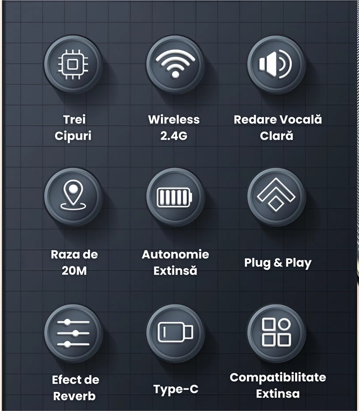 microfon lavaliera wireless, microfon wireless usb-c, microfon wireless iphone 15, microfon lavaliera vlog, microfon wireless pentru podcast, microfon cu anulare zgomot, microfon wireless pentru youtube, microfon lavaliera profesional, microfon wireless android, microfon fara fir pentru telefon, microfon wireless pentru live streaming, microfon wireless cu afisaj digital, microfon pentru continut creatori, microfon lavaliera plug and play, microfon wireless cu raza lunga