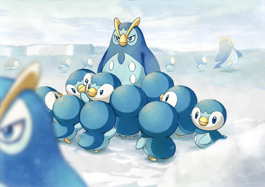 piplup-and-prinplup-pokemon-drawn-by-uln