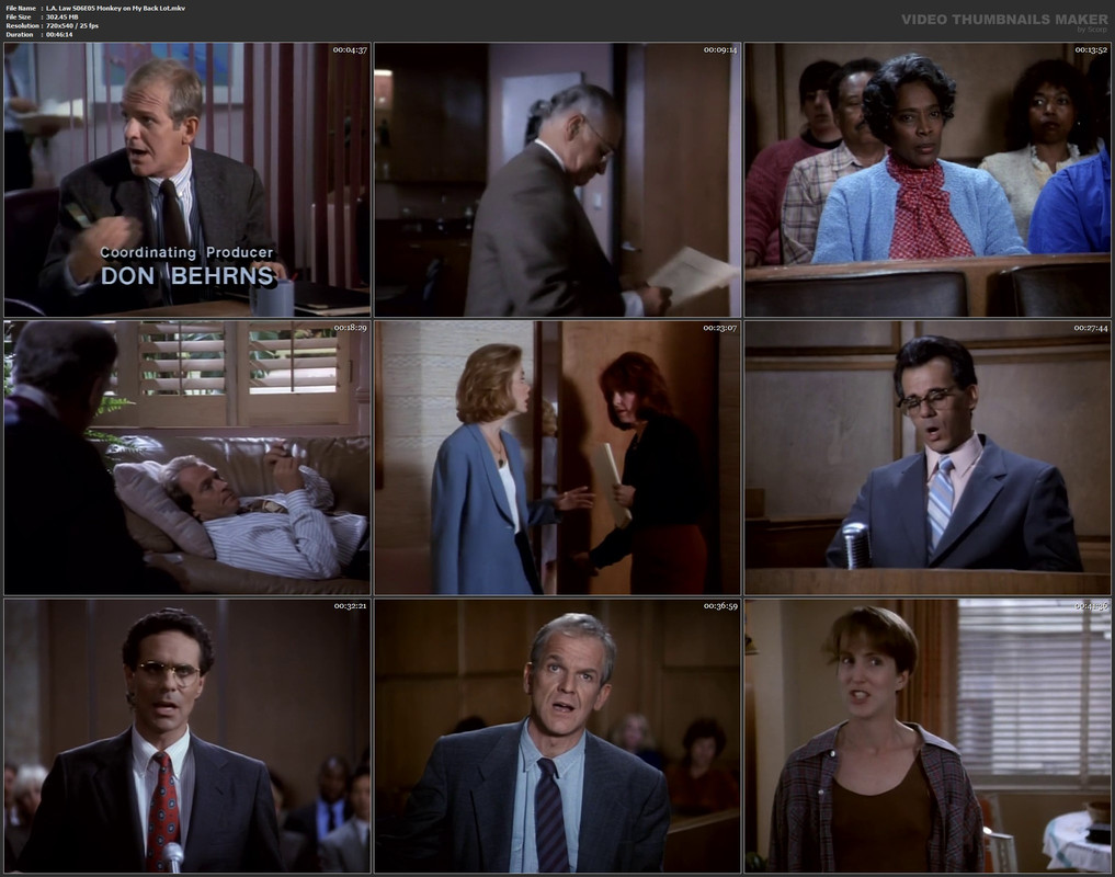 L.A. Law S06E05 Monkey on My Back Lot.mkv
