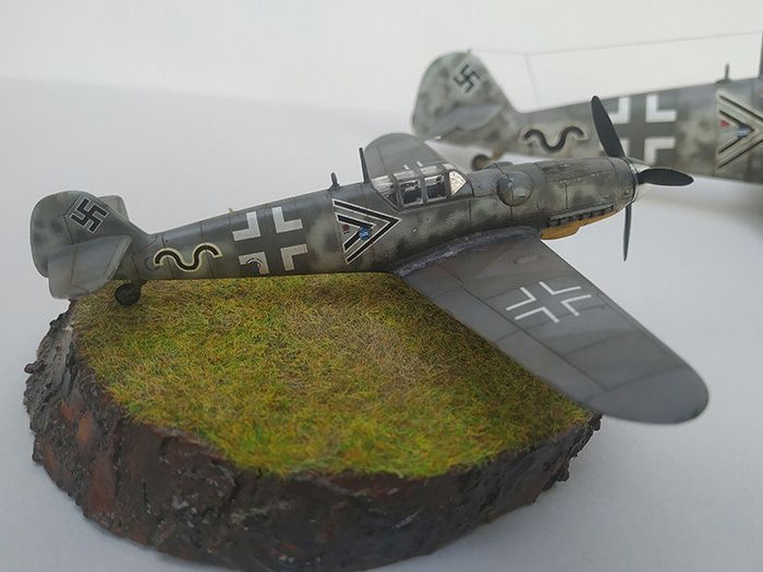 Bf-109G-6 Kirschner, Trumpeter1/32 i Mistercraft 1/72 IMG-20210707-195929