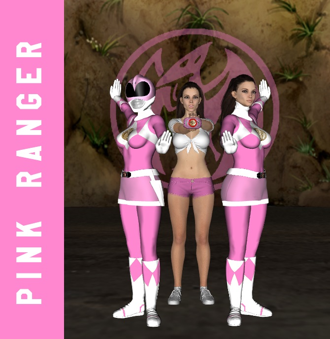 Pink Ranger for G3F