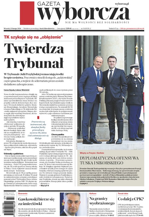 Gazeta Wyborcza 13.02.2024