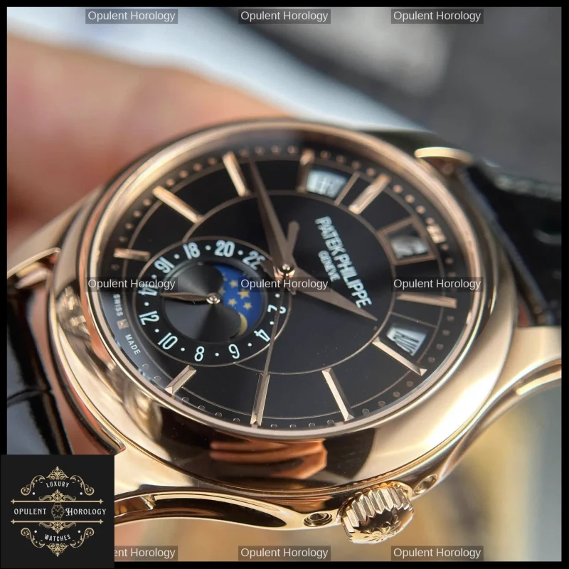Patek Philippe 5205R – Black Dial Annual Calendar 40 mm - Super Clone