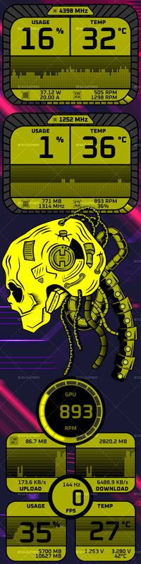 Cyberpunk 2077 - Robot (480x1920px)