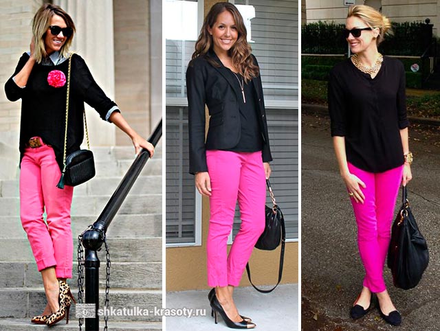 С каким цветом сочетается розовый цвет в одежде для женщин.</h4>
<h4> Что означает, оттенки, с чем носить,» /></div>
<div style=