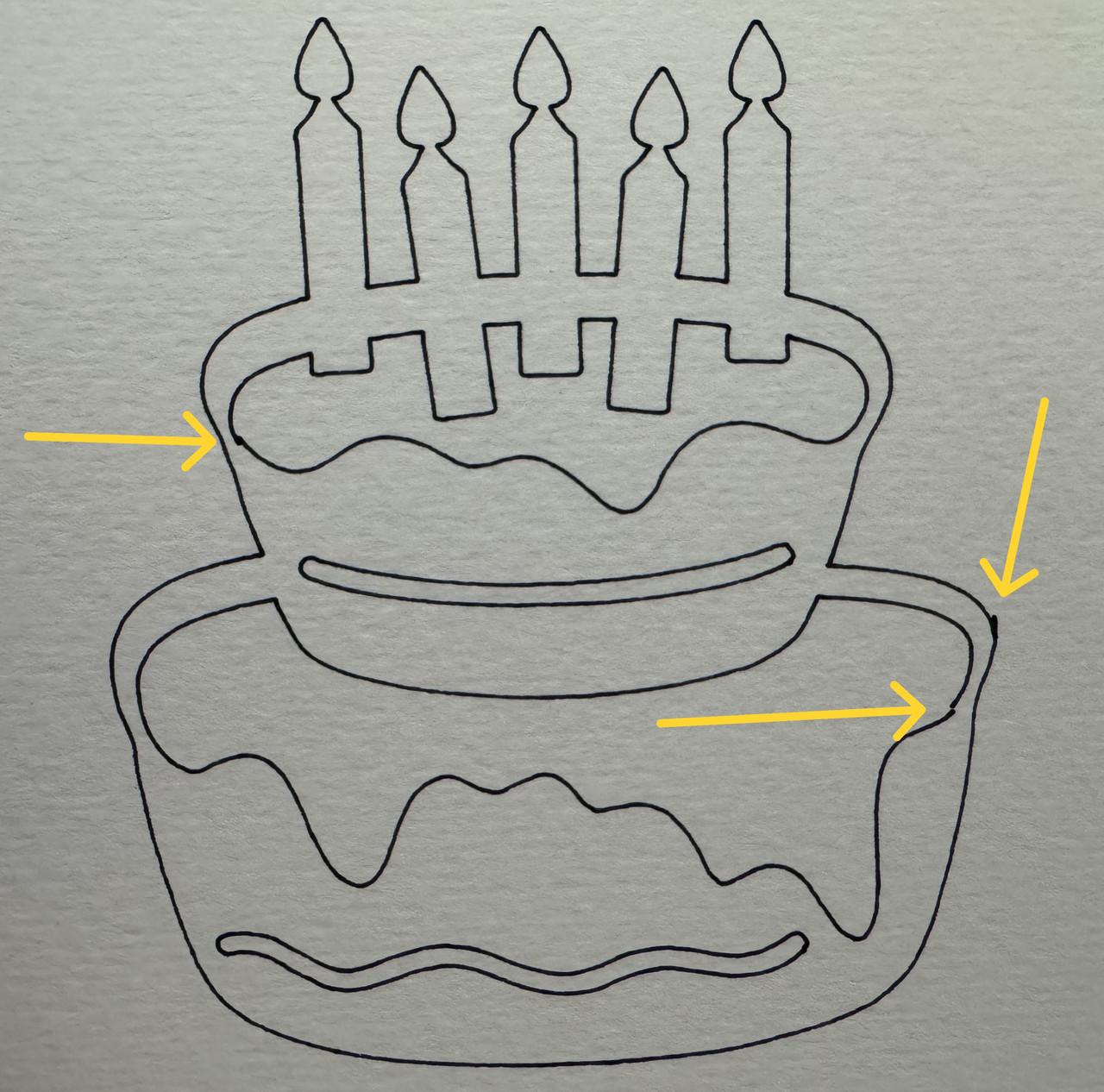 Unclean pie black pen