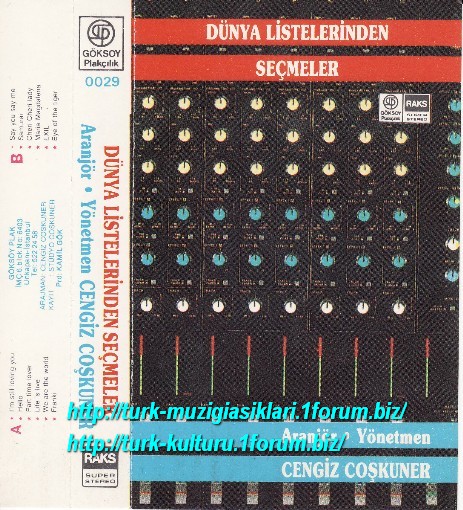 Cengiz Coskuner - Dunya  ListeLerinden  SecmeLer Enst (1986)