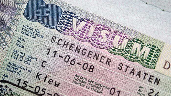 Ilustrasi visa Schengen