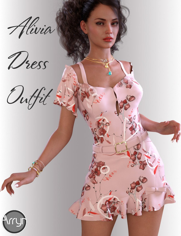dForce Alivia Candy Dress for Genesis 8 Female(s) dForce Alivia Candy Dress for Genesis 8 Female(s)