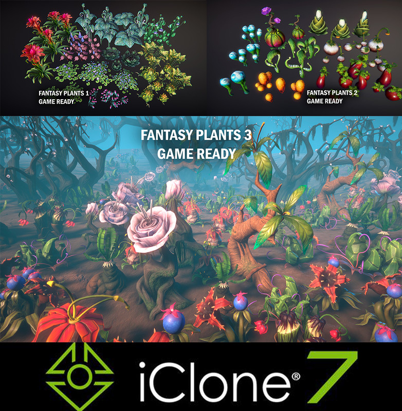 iClone Fantasy Plants Bundle