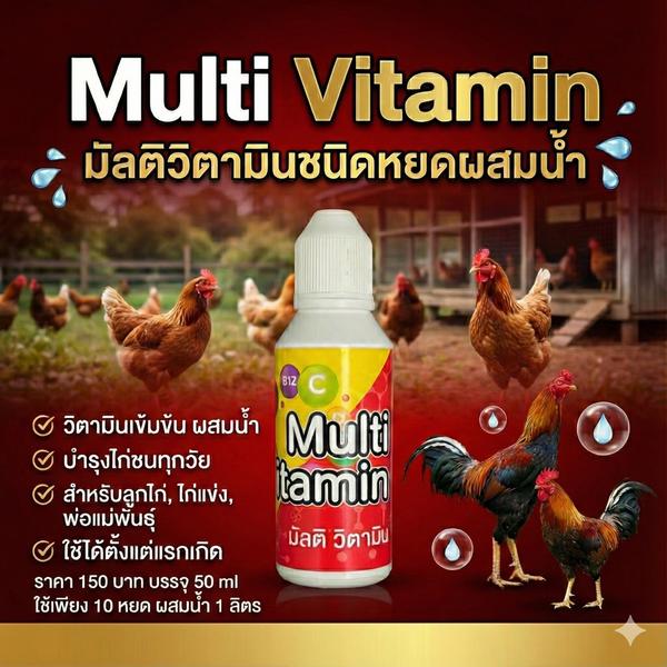 Multi Vitamin — มัลติวิตามินหยดผสมน้ำ