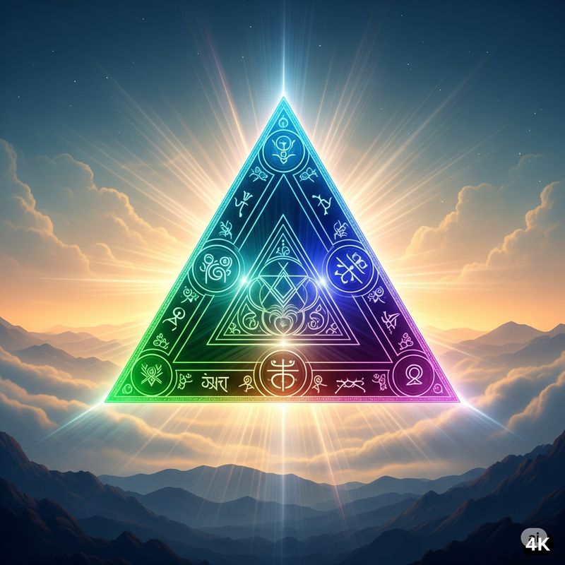 Sacred Triangle Symbol
