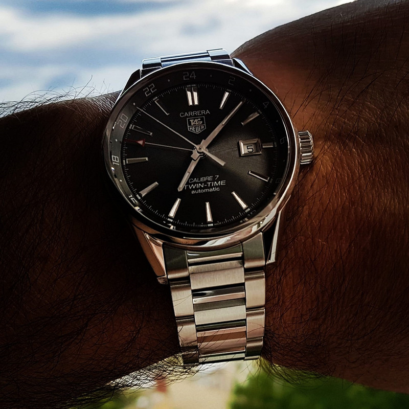 Tag Heuer Carrera Twin Time 41mm Caliber 7 WAR2012620 (2)