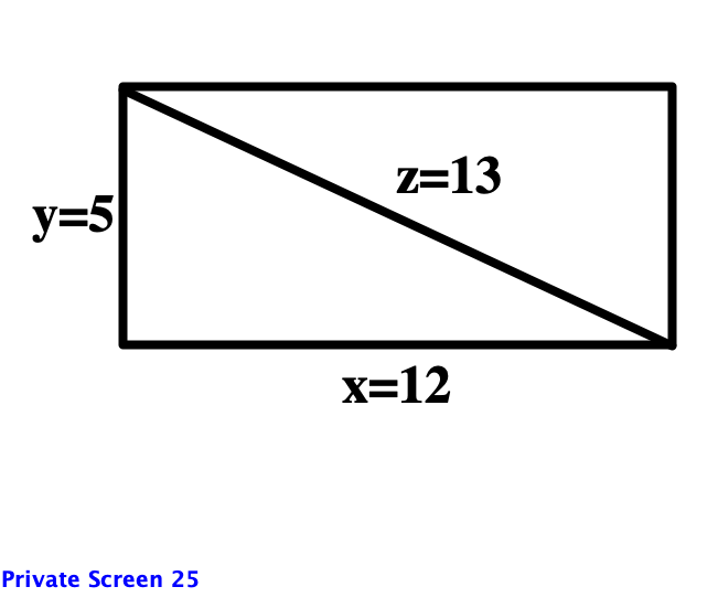 rectangle with x y and z_1