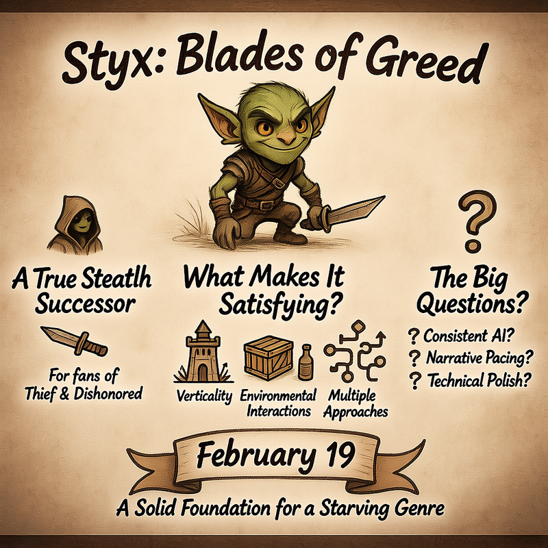 Dark fantasy stealth game showing medieval fantasy atmosphere