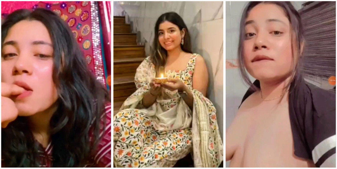 Rishika Nautiyal hot indian girl Snapchat leaked rubbing her boob