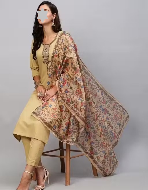 Trendy Dupatta Sets for womens and girls Color 1 (KS148)