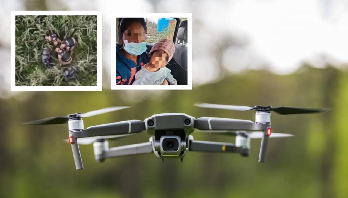 Con ayuda de un dron rescatan a niña secuestrada por grupo de hermanos