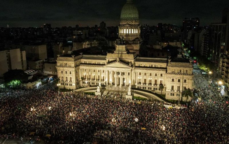 Protestas contra Milei