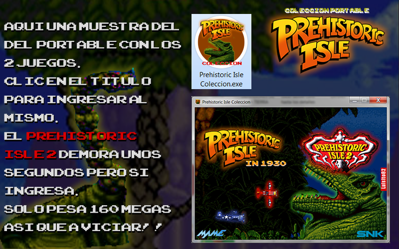 Prehistoric Isle Coleccion Portable