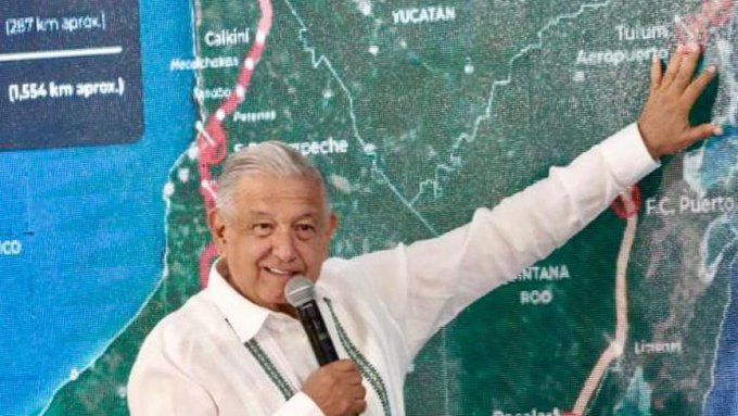 AMLO afirma que Tren Maya no afectará 