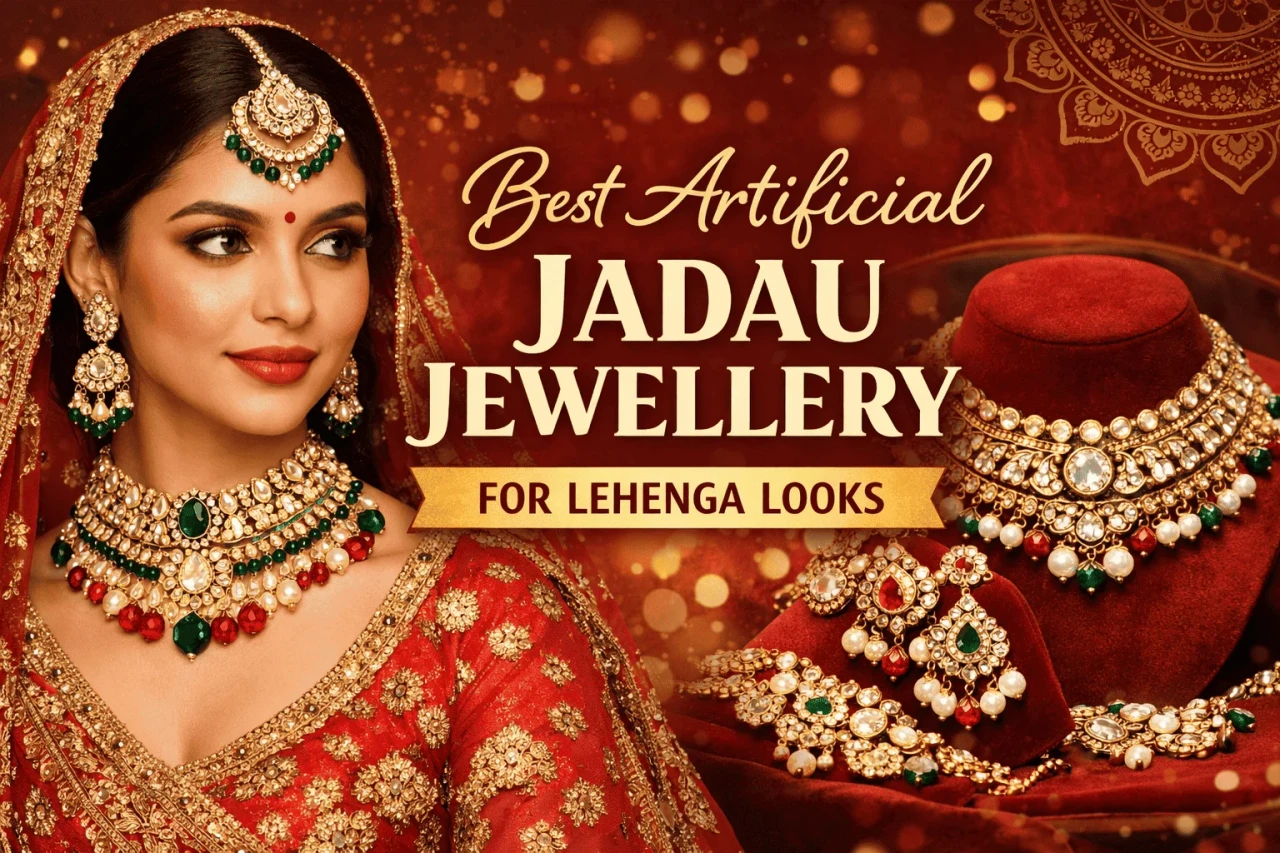 Best Artificial Jadau Jewellery for Lehenga Looks