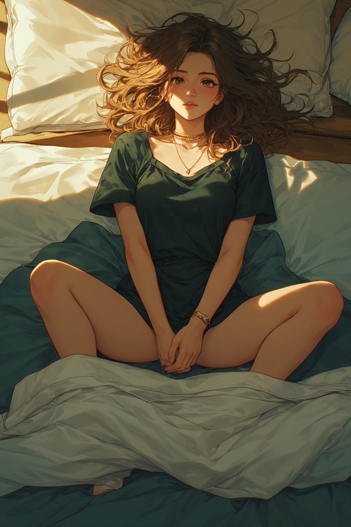 She-is-laying-down-on-a-bed-sp-10