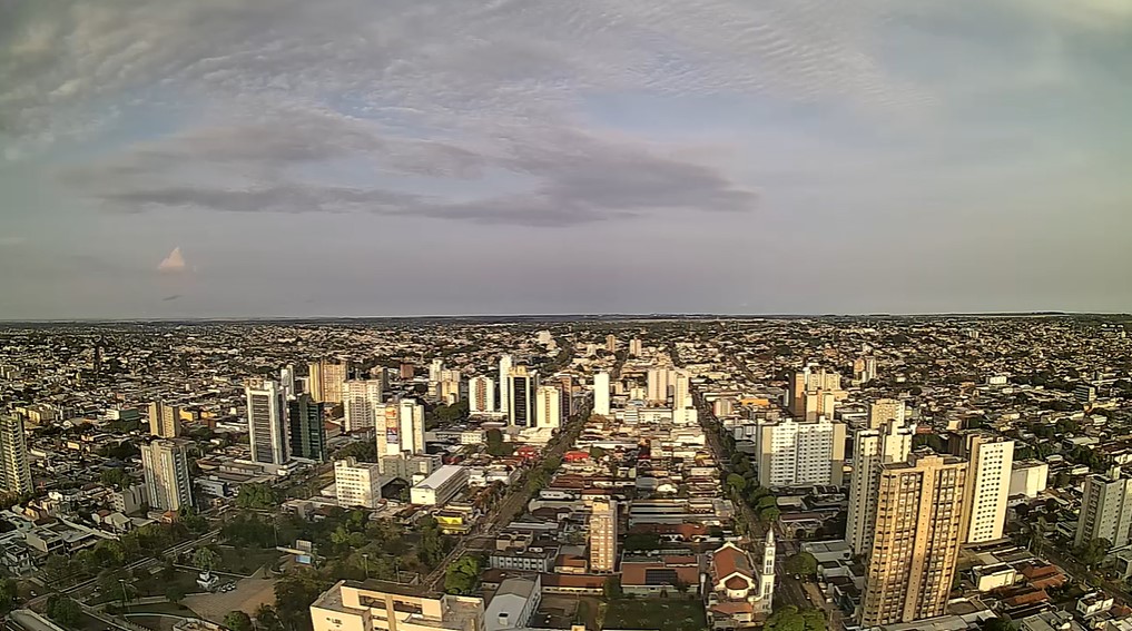 Campo Grande nesta manhã de terça-feira