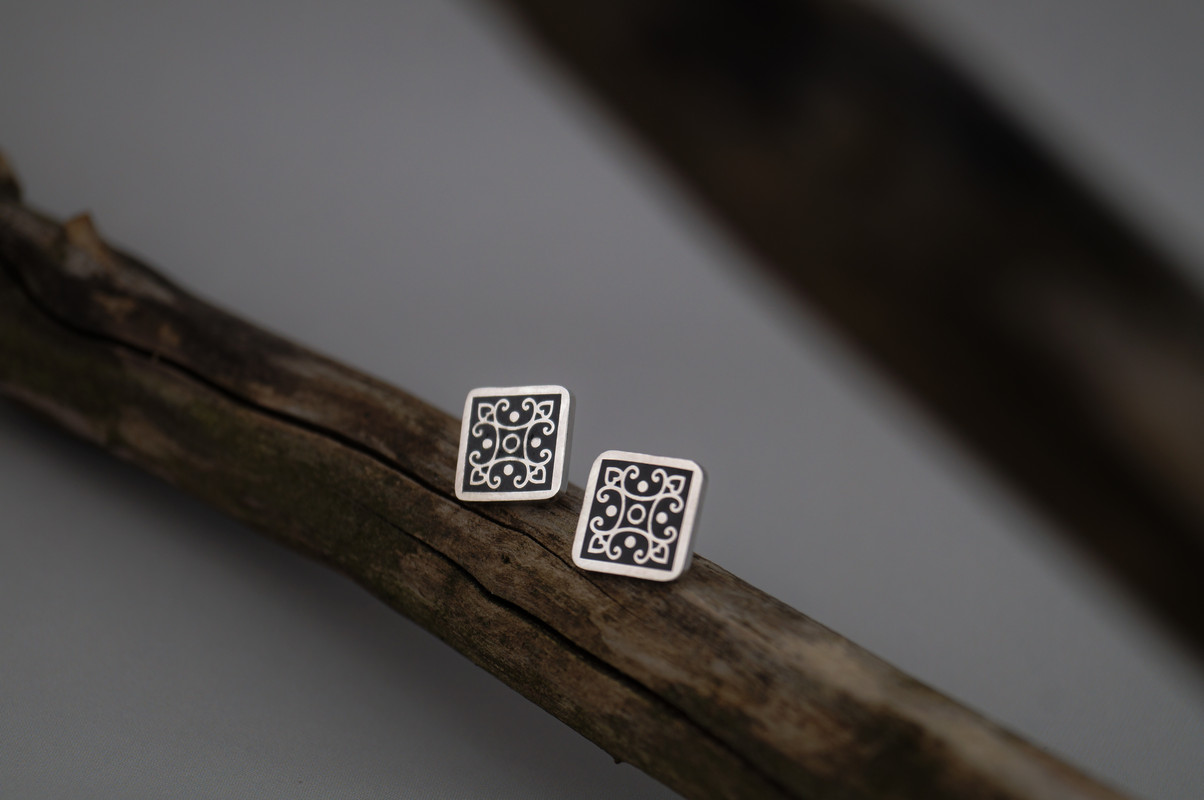 Серьги «Сакральная Геометрия» - миниатюра 4