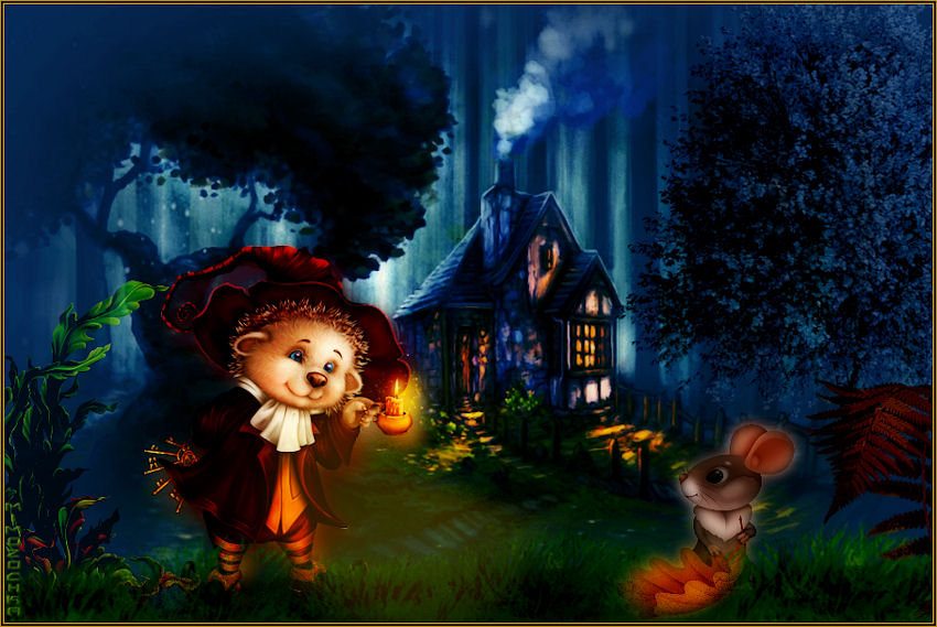 Ночная гостья мышка