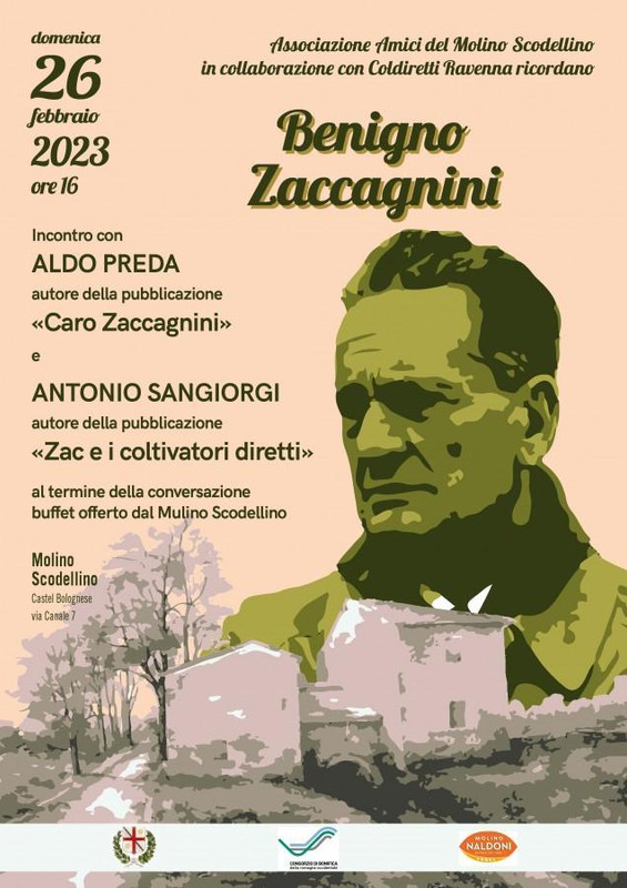 In ricordo di Benigno Zaccagnini, domenica 26 febbraio al Mulino Scodellino In ricordo di Benigno Zaccagnini, domenica 26 febbraio al Mulino Scodellino