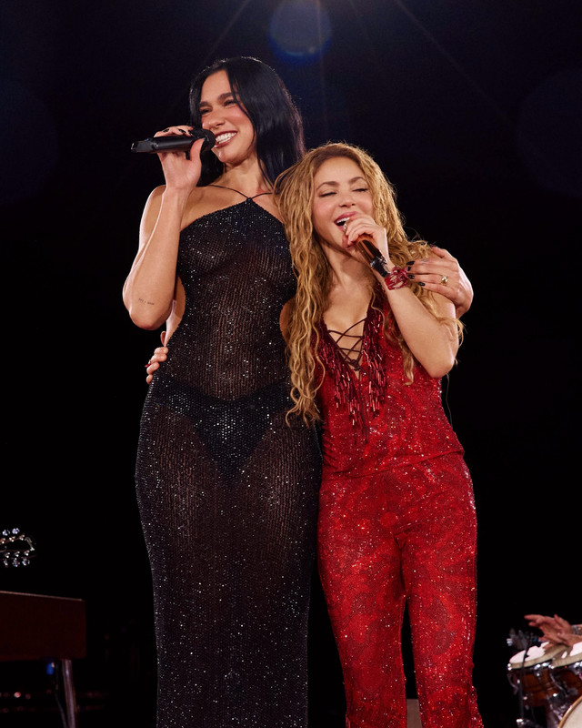 Dua Lipa Sheer Dress Shakira6