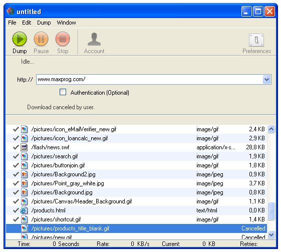 Maxprog Web Dumper 3.4.3 Multilingual