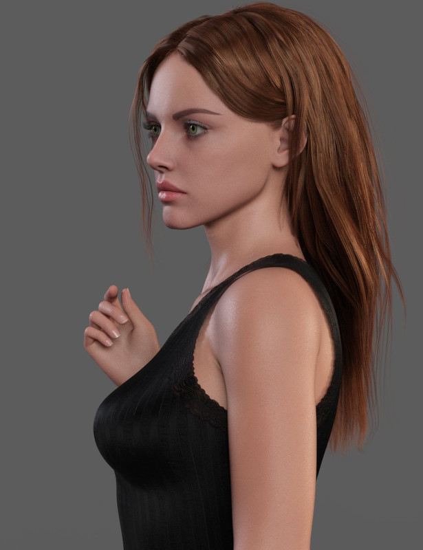 PS Croft Hair for Genesis 8 and 8.1 Females