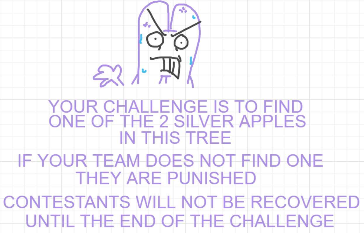 A panel from That's Apples, Mate, episode one of the Board Boards object show by Furretwalk/WalkingFurret.