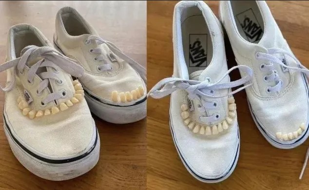 Estos son los Vans decoradas con dientes humanos: ¿los comprarías?