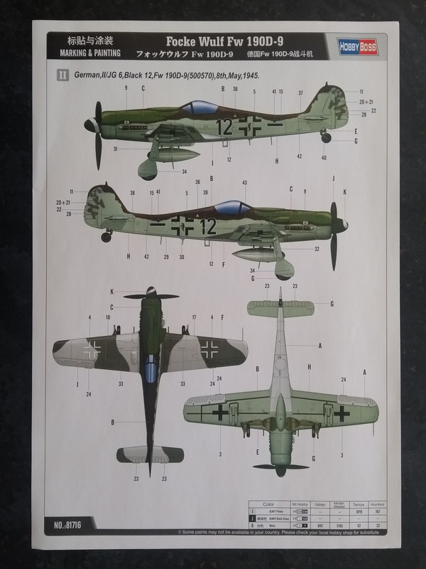 Modèle Avion 1/48 Focke-Wulf Fw190D-10 Piste De Train Miniature Kato