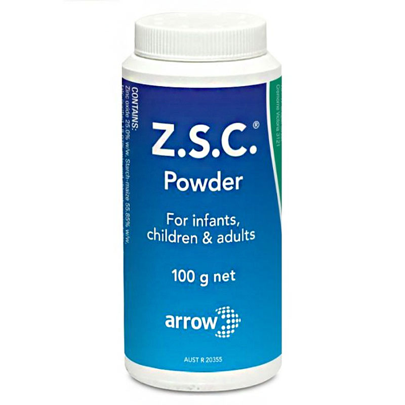 Zsc Dusting Powder Relieve Chafing Prickly Heat Adult Baby Infant Rash Skin 100g Ebay