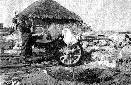 Cañon de 7,5 cm Pak 40 de la 1ª compañia del 49º batallon antitanque