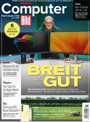 Computer Bild Magazin No 11 vom 17 Mai 2024
