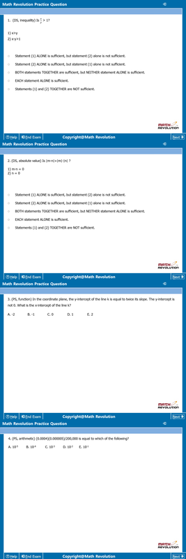 Math Revolution Questions